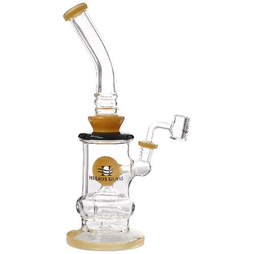 Helios Glass Glass Donut (8812) 14.0" Brown