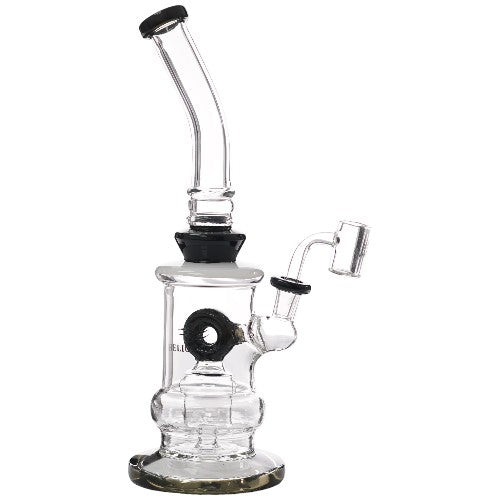 Helios Glass Glass Donut (8812) 14.0" Black