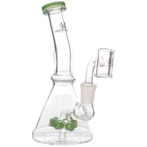 Helios Glass Glass Shower (8819) 6.0" Green