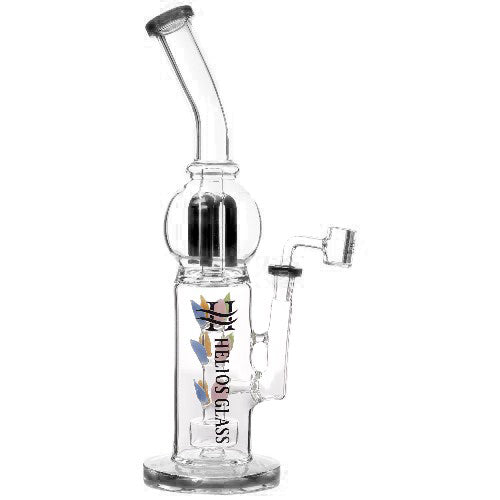 Helios Glass Glass Tall (8825) 14.0" Black