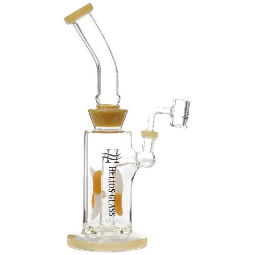 Helios Glass Glass With 4mm Banger (8826) 12.0" Brown