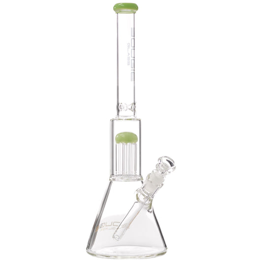 Bougie Glass Beacker Perc (8833) 15.0" Milky Green