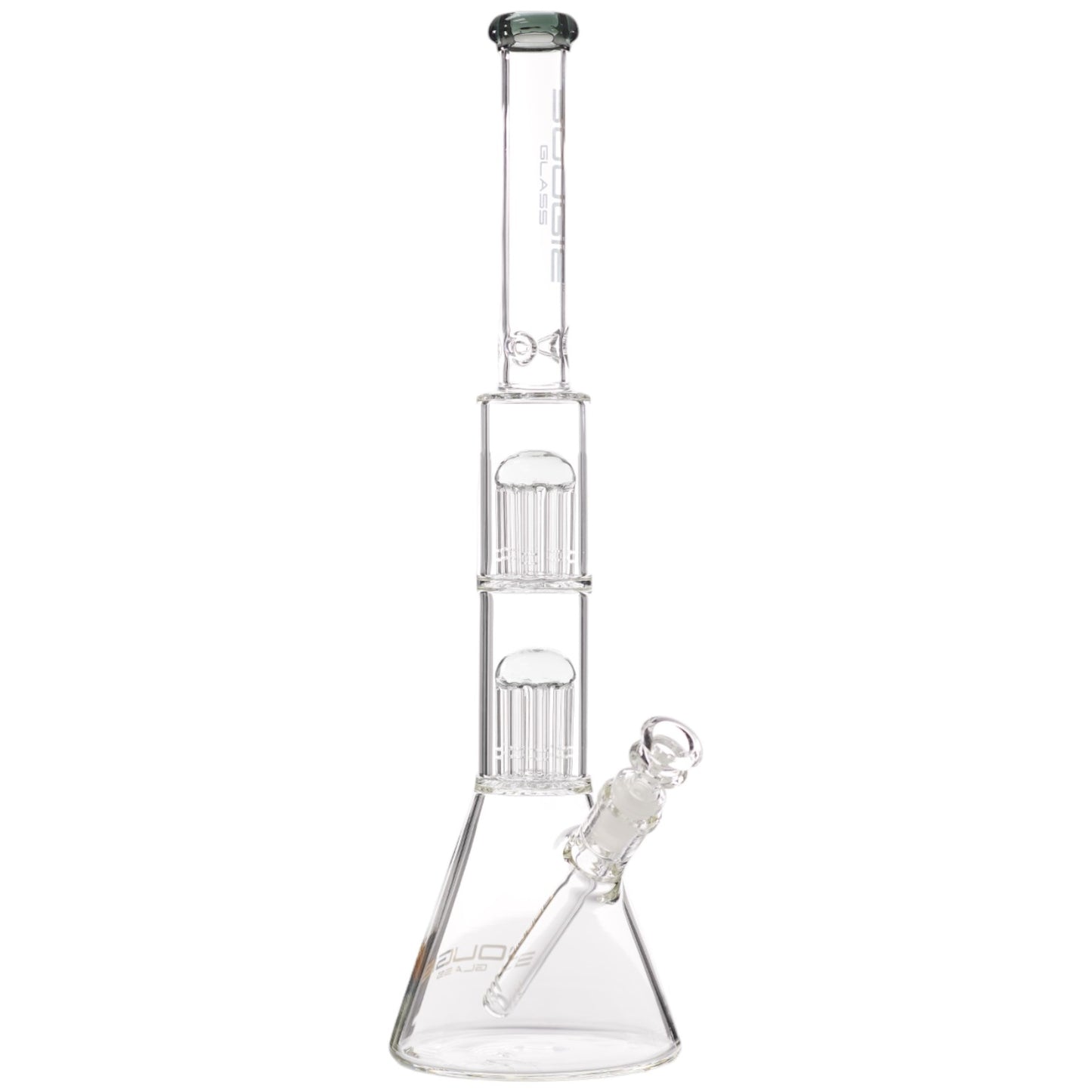 Bougie Glass Double Tree (8834) 18.0" Grey