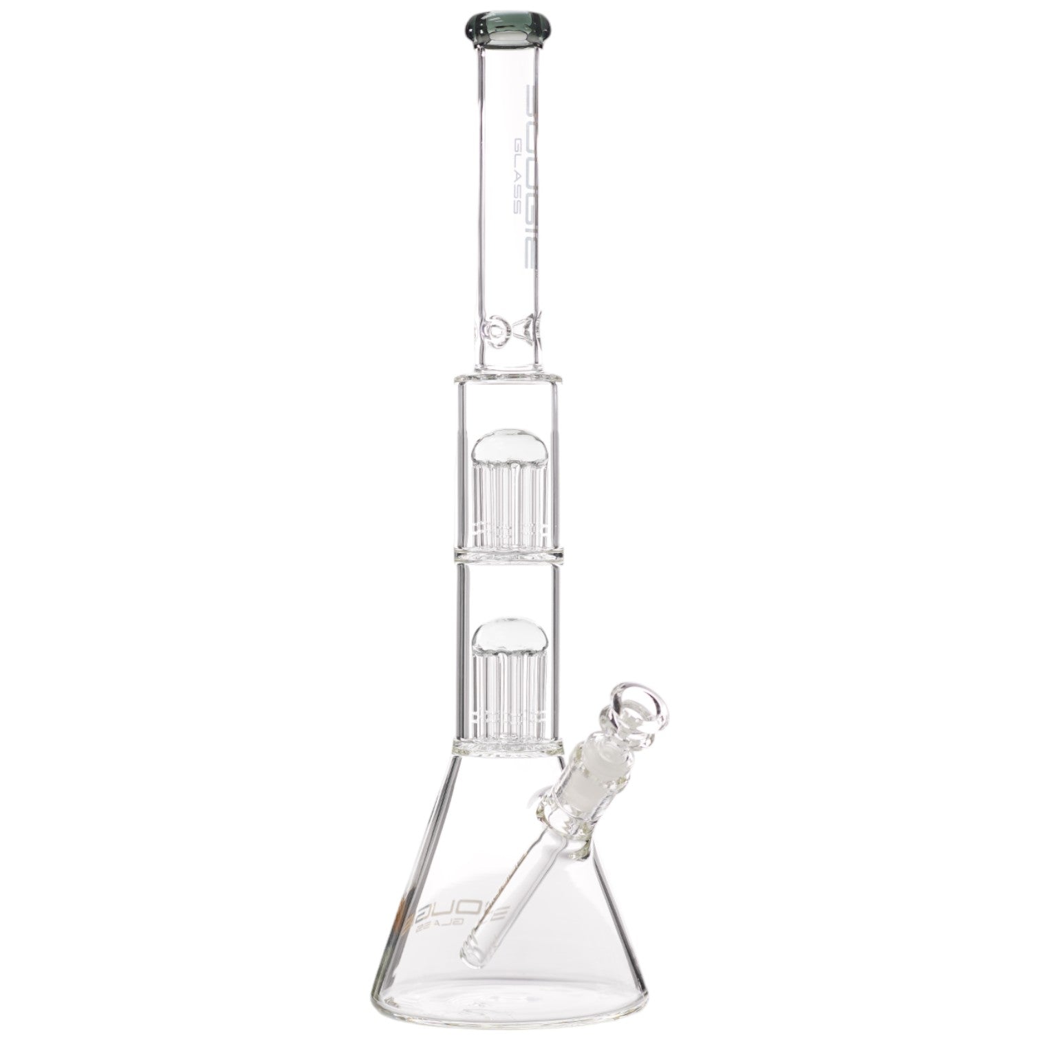 Bougie Glass Double Tree (8834) 18.0" Grey