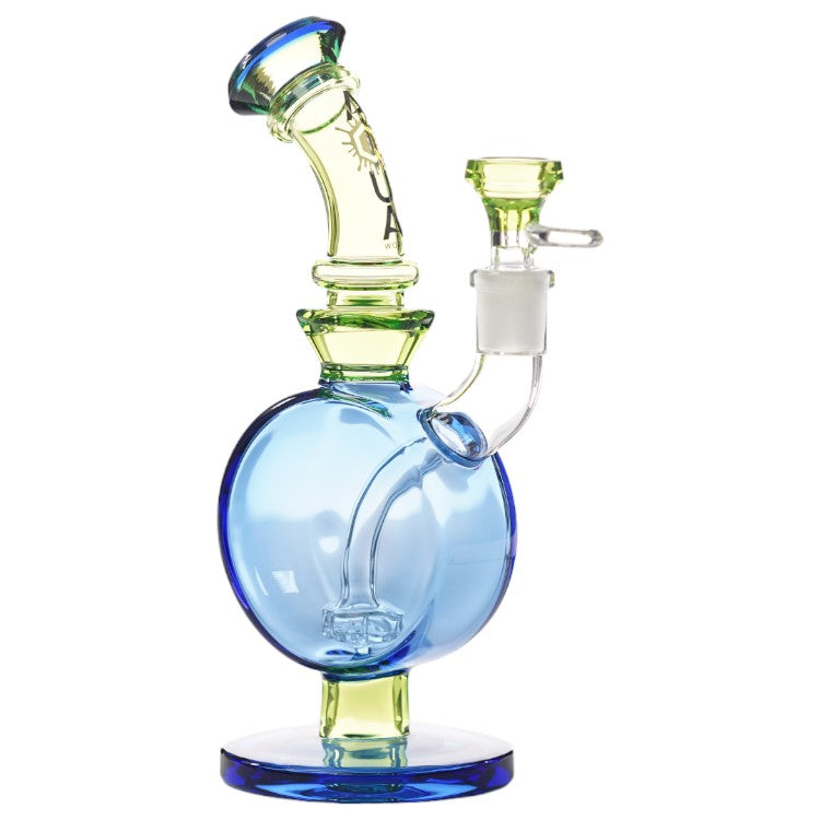 Aqua Glass Steamless Shower Perc (8915) 9.0" Blue/Green