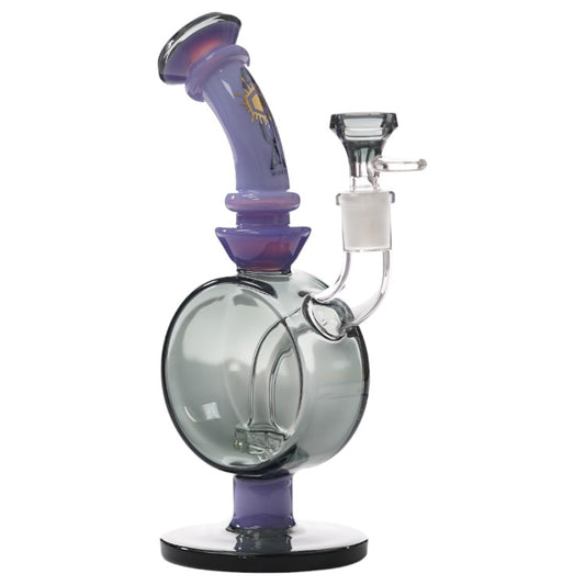 Aqua Glass Steamless Shower Perc (8915) 9.0" Purple/Smoke