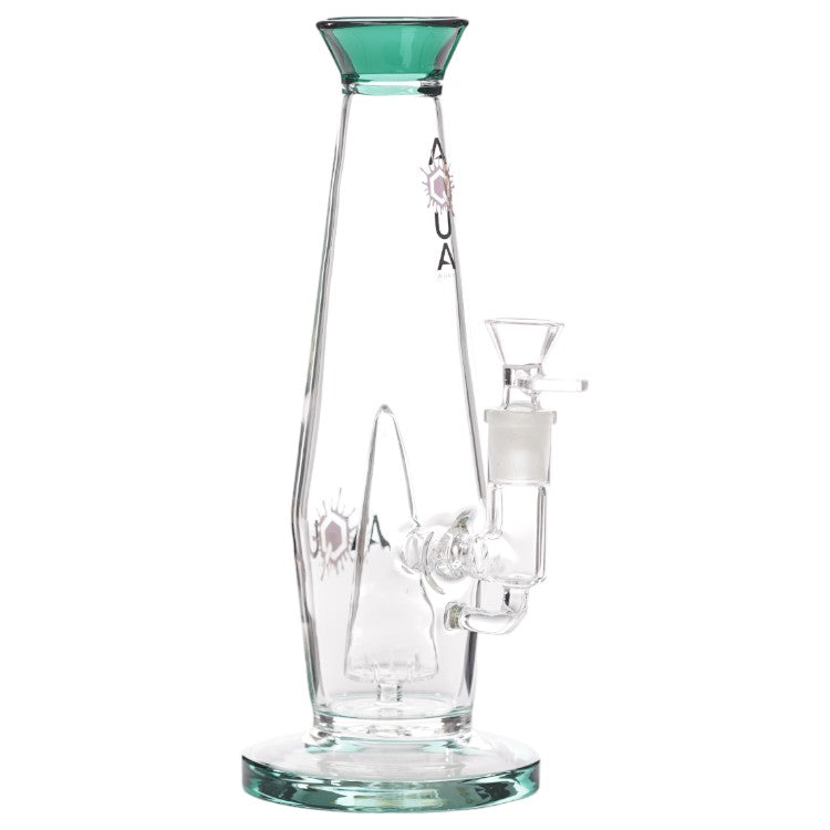 Aqua Glass Steamless Lava Lamp (8919) 9.5" Teal