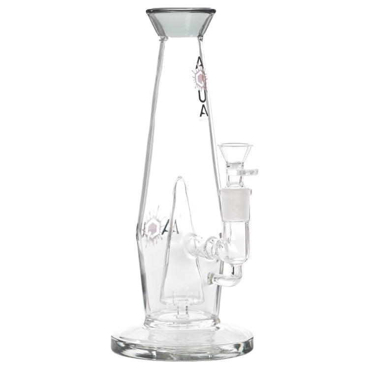Aqua Glass Steamless Lava Lamp (8919) 9.5" Smoke