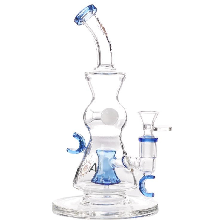 Aqua Glass Steamless Hanger Banger (8923) 9.0" Blue