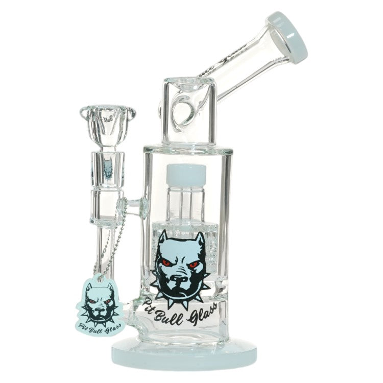 Pit Bull Glass Glass Shower (8958) 10.0" White