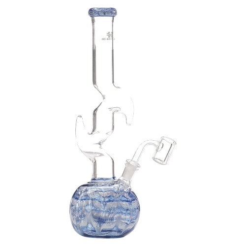 Helios Glass Glass Fancy Ball (9322) 12.0" Blue