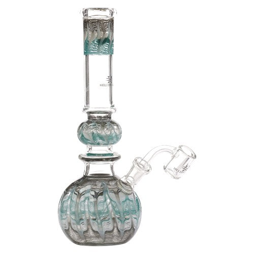 Helios Glass Glass Fancy Ball (9325) 10.0" Black