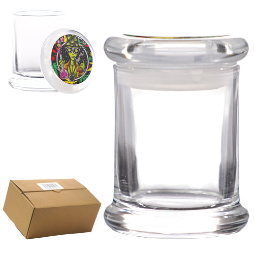 Unbranded Container & Jars Glass Jar Pop Top Design