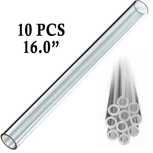 Unbranded Oil Burners Adapters Glass Clear Tube 7.0"