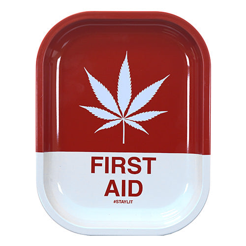 Unbranded RYO Accessories Metal Rolling Tray First Aid 7.0"