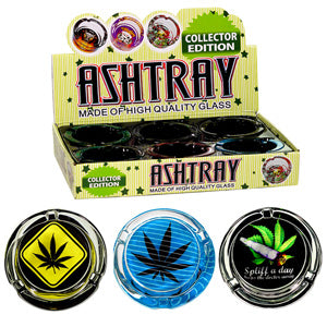 Unbranded Ashtray Glass Ashtray Small 3.5"