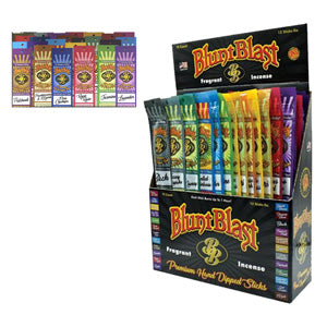 Blunt Blast Incense & Sage Blunt Blast- Incense Stickers- (72 packs per Display) 13930