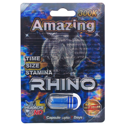Rhino Sexual Enhancement Rhino Amazing 300K Single Enhancement