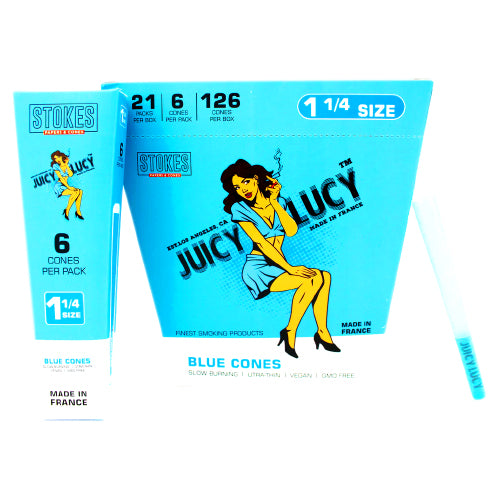 Juicy Lucy Cones Blue Cones 1 1/4 Size