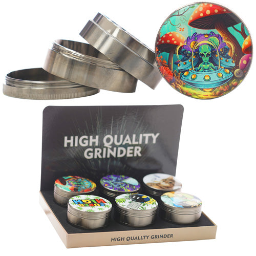 Unbranded Grinders Grinder Zinc Alien 4 part 63mm