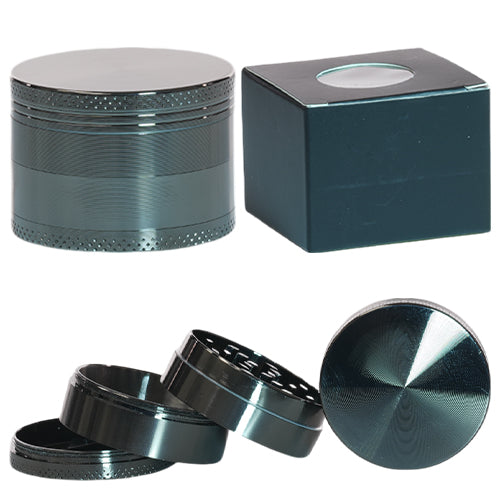 Unbranded Grinders Metal Griner Zinc 4 parts layer Plain 50mm