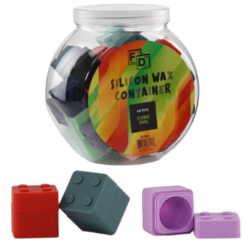 aLeaf Container & Jars Silicone Wax Container Cube 9 ml