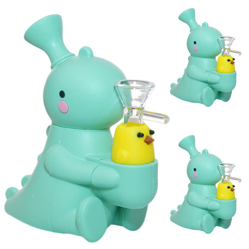 Unbranded Silicone W.P. Dino with Duckie 5.5"