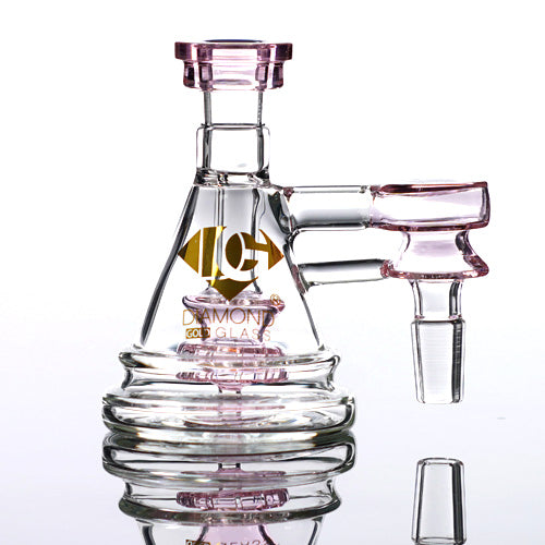 Diamond Glass Ash Catcher 8243 Pink