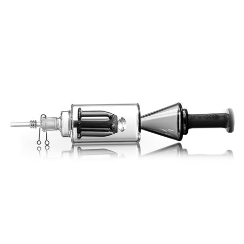 Toxic Nectar Collector Glass N.C. Diamond Top Showerhead Perc 8429 14.0" Black
