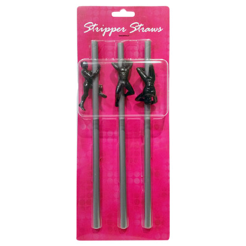 Unbranded Party & Fun Stripper Straws Male