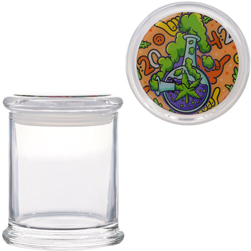 Unbranded Container & Jars Jumbo Size Jar Clear with design Cup 420 Bong