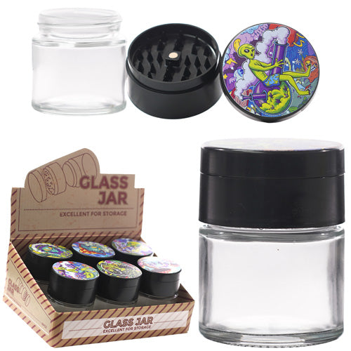 Unbranded Container & Jars Glass Jar & Grinder Leaf