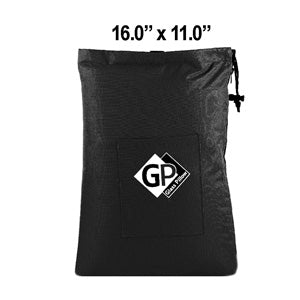 Glass Pillow Bags & Pouches Pouch-16 Wide 16.0" Black