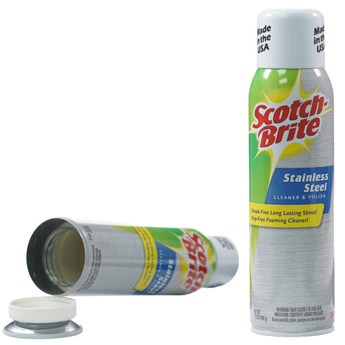 Stash Secret Stash Containers Scotch 13oz Brite Stainless Steel