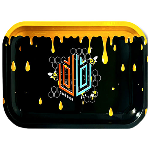 Dabber Box RYO Accessories Metal Rolling Tray 11.0" x 7.5" 11.0" Honey Bee
