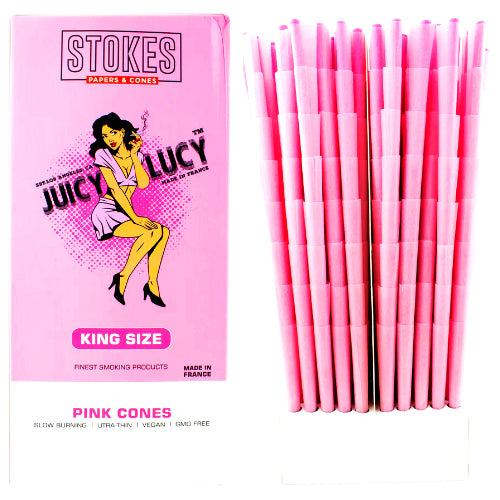 Juicy Lucy Cones Bulk Cones King Size Pink