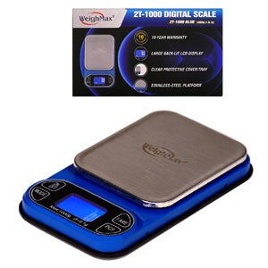 Weighmax Digital Scales Digital Scale 2T 0.1g Blue