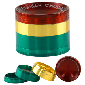 Cromium Crusher Grinders Vortex 4 parts Grinder (2403) 2.2" Rasta