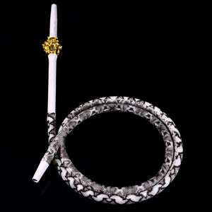 MOB Hookah Medusa Hose 6 ft White /Gold