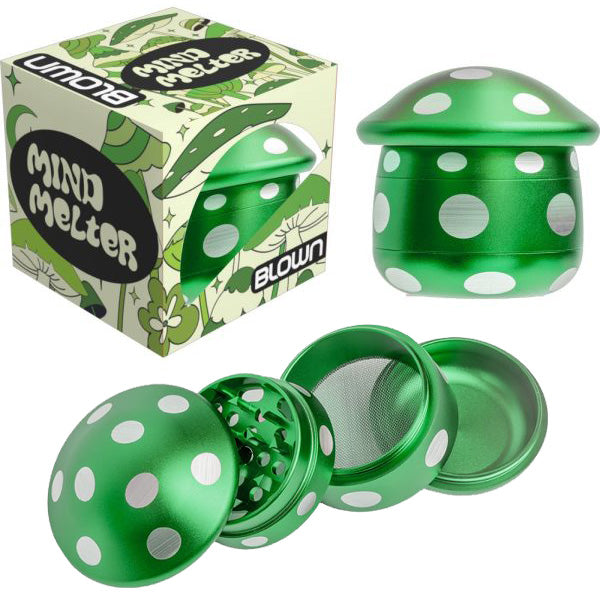 Blown Aluminum Grinder - MIND MELTER - 62.5x59mm Green