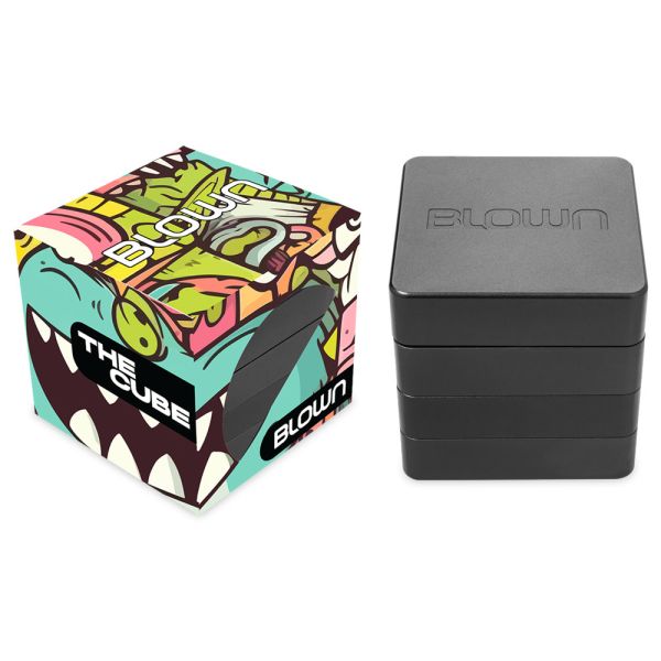 Blown Grinder - CUBE style - 59mm Black