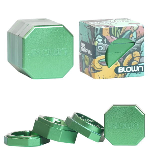 Blown Grinder - INTERVAL style - 46mm Green