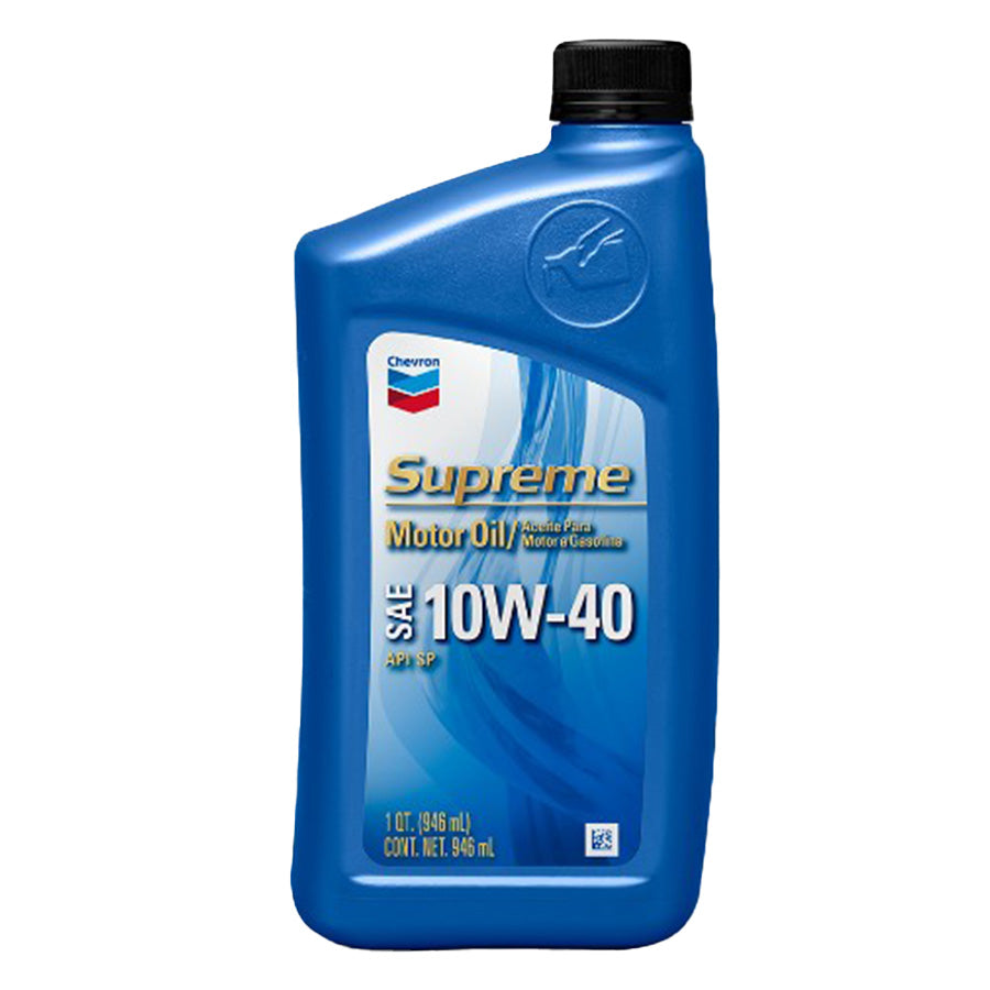 CHEVRON Motor Oil SUPREME  1 QT 10W-40