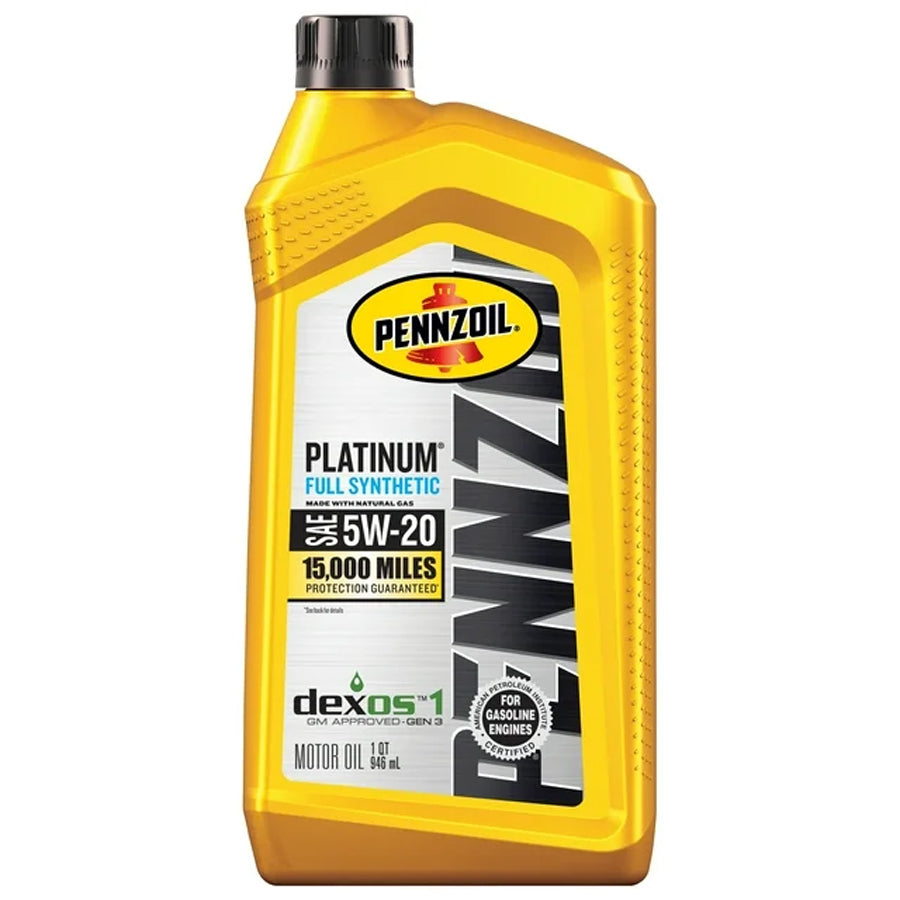 PENNZOIL Motor Oil FULL SYNTHETIC PLATINUM 1 QT 5W-20