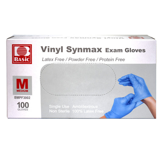Unbranded Kitchenware & Trash Bags VINYL GLOVES 100 CT MEDIUM POWDER FREE BOXED