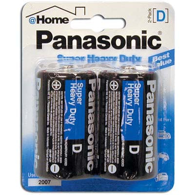 PANASONIC Batteries BATTERIES D2 SUPER HEAVY DUTY