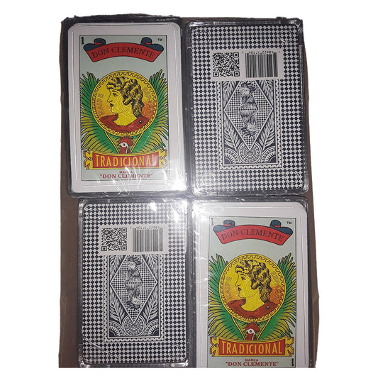 DON CLEMENTE Games PLAYING CARDS 1 PK TRADITIONAL BLACK