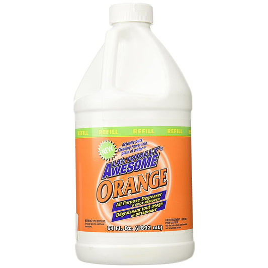 AWESOME All Purpose Cleaners ALL PURPOSE DEGREASER AND SPOT REOVER REFILL 64 OZ ORANGE