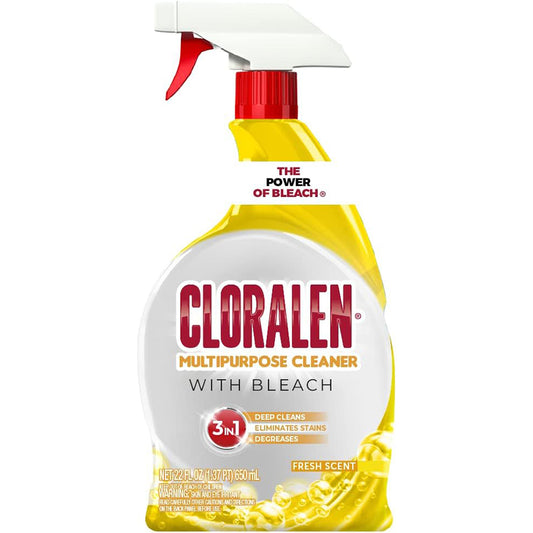 CLORALEN All Purpose Cleaners MULTIPURPOSE CLEANER 22 OZ WITH BLEACH 3 IN 1 FRESH SCENT