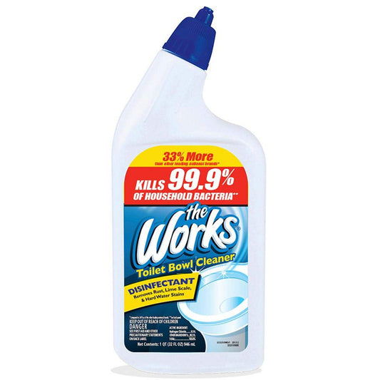 THE WORKS All Purpose Cleaners TOILET BOWL CLEANER 32 OZ LIQUID